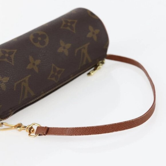 LOUIS VUITTON Monogram Papillon Pouch LV Auth - Picture 4 of 14
